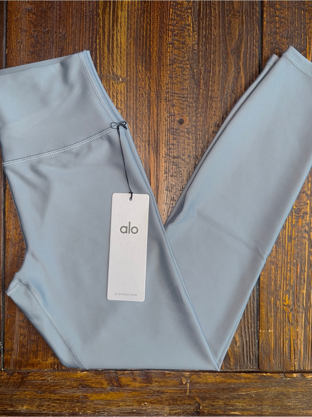 ALO Yoga 7/8 High-Waist Airlift Leggings - Steel Grey